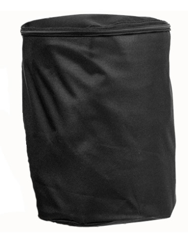 Styrväska svart med lock vattenavvisande