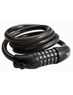 Wirelås 12 x 1000 mm spiral kombinationslås