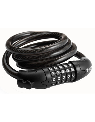 Wirelås 12 x 1000 mm spiral kombinationslås