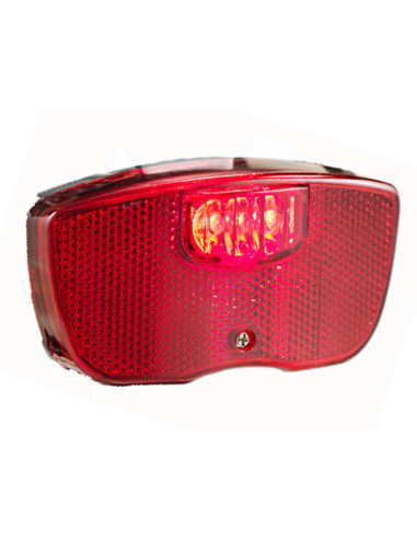 Baklampa för pakethållare led