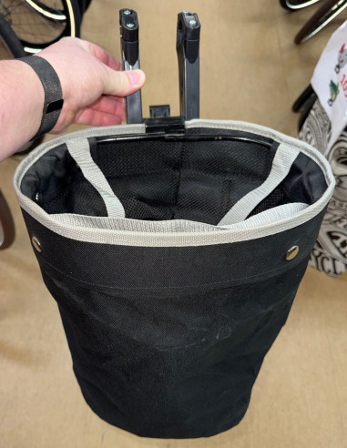 Styrväska svart utan lock vattenavvisande