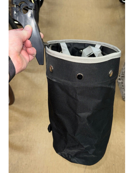 Styrväska svart utan lock vattenavvisande