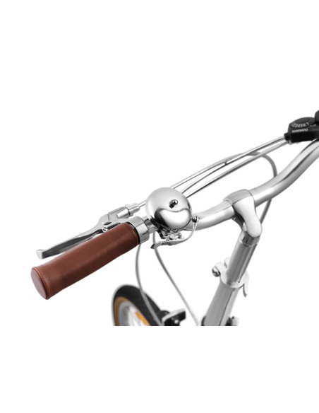 Ringklocka retro mässing silver