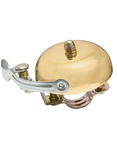 Ringklocka retro mässing guld