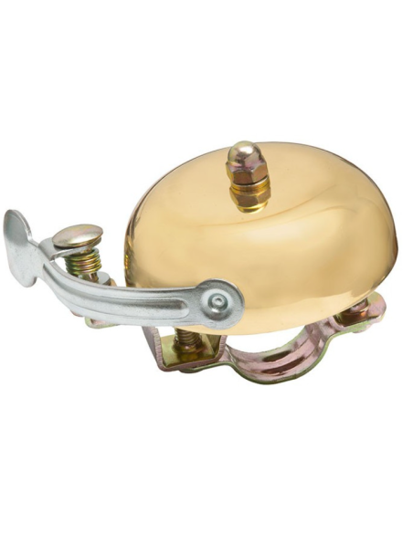 Ringklocka retro mässing guld