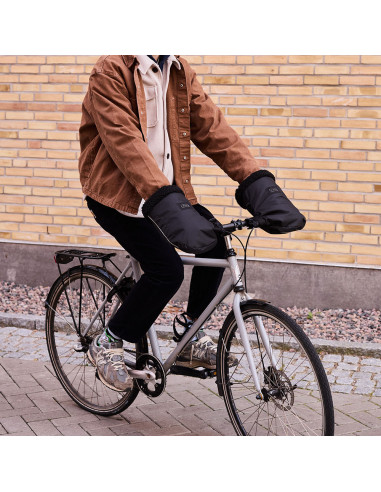 Cykelvantar pogies straight svart weathergoods