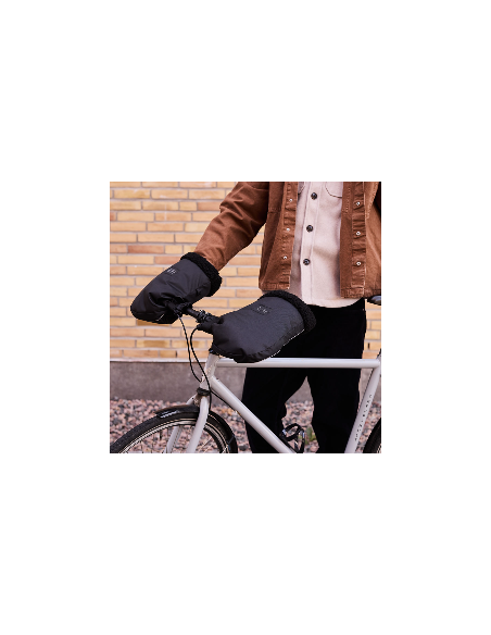 Cykelvantar pogies straight svart weathergoods