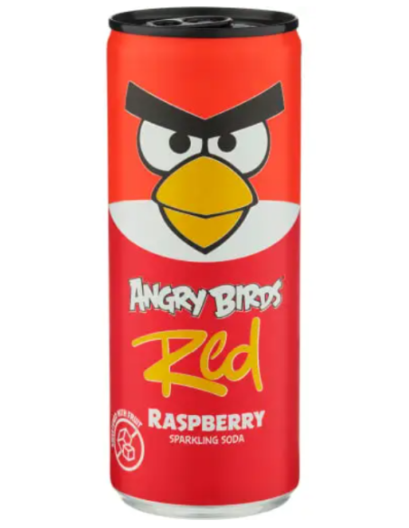 Angry birds red raspberry 25 cl burk