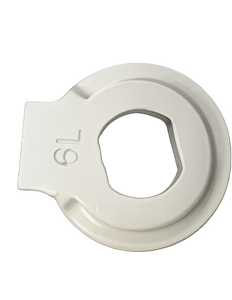 Fixeringsbricka 6l vänster vit shimano