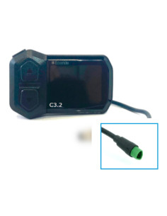 Display C3.2 26 tum canbus med grön kontakt ecoride