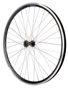 Framhjul 559-19 dubbelbottnat snabbkoppling svart