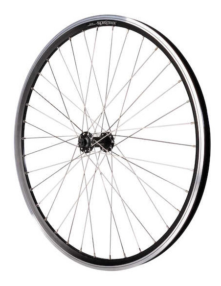 Framhjul 559-19 dubbelbottnat snabbkoppling svart