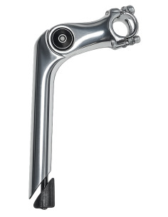 Styrstam 25,4 mm ställbar 180 mm silver