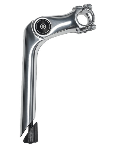 Styrstam 25,4 mm ställbar 180 mm silver