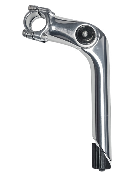 Styrstam 25,4 mm ställbar 180 mm silver