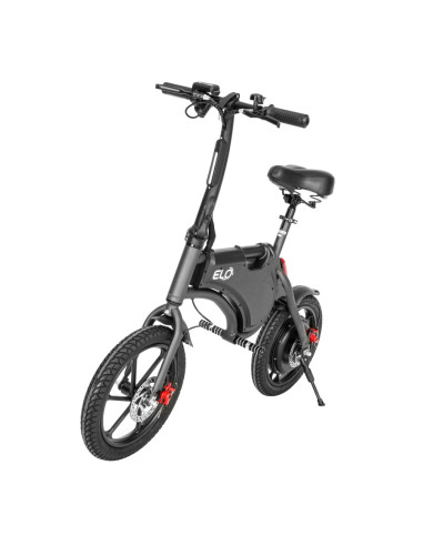 Elscooter elo mobility fold svart 25km/h