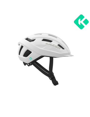 Hjälm codax kineticore 54-61 cm vit lazer