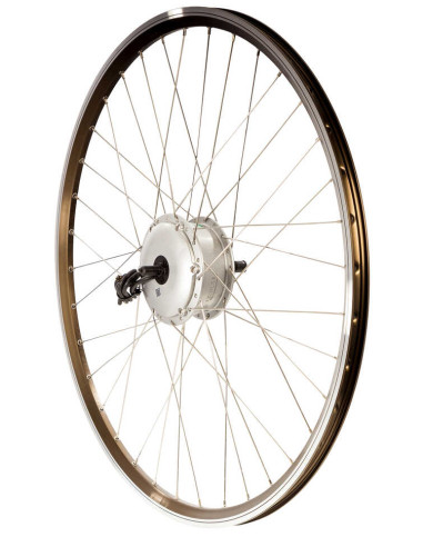 Framhjul 28 tum guld för crescent elcykel e-going med rullbroms 2017-2019