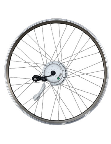 Framhjul 28 tum guld för crescent elcykel e-going med skivbroms 2020-2022