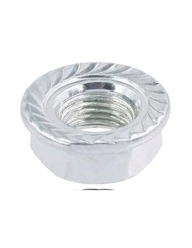 Mutter m10 med fläns