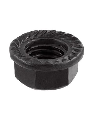 Mutter m9.5 med fläns