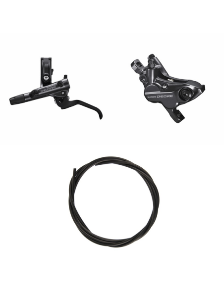 Skivbromssats fram svart hydraulisk brm6120ktblm6100 shimano