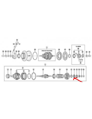 Kona höger nexus 8-v sg-8c/r shimano