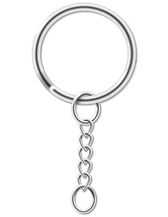 Nyckelring med kedja 25 mm