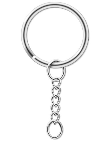 Nyckelring med kedja 25 mm
