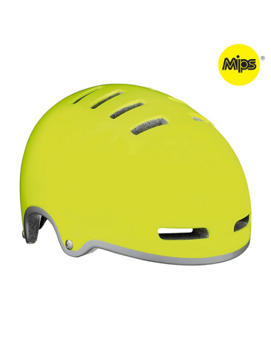 Hjälm armor 2.0 52-56 cm neongul med mips lazer