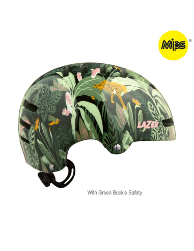 Hjälm armor 2.0 55-59 cm jungel mönster med mips lazer