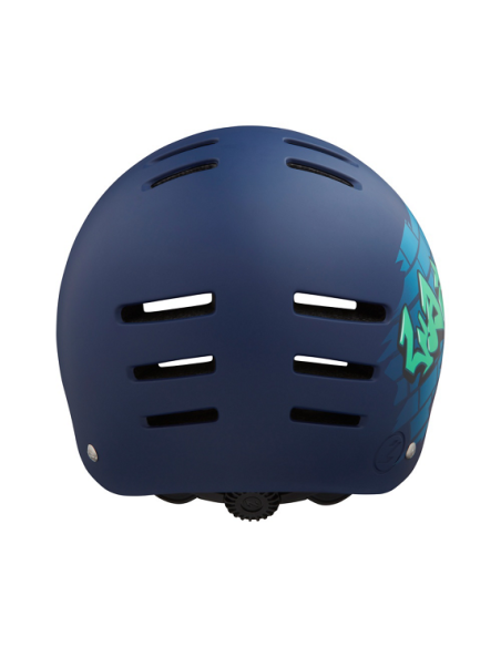 Hjälm one+ 52-56 cm blå graffiti lazer