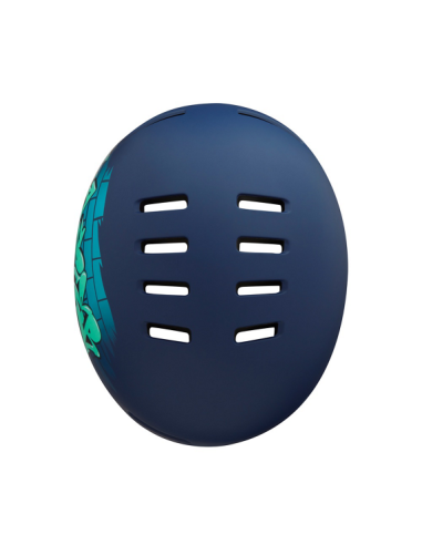 Hjälm one+ 52-56 cm blå graffiti lazer