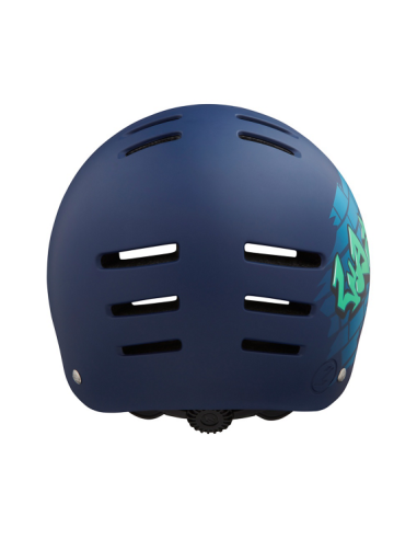 Hjälm one+ 55-59 cm blå graffiti lazer