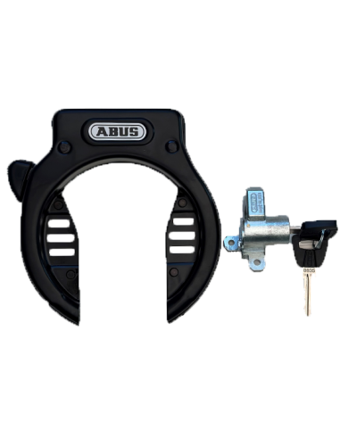 Ringlås shield 4650 och låscylider för shimano pakethållare batterier abus