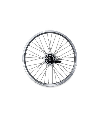 Bakhjul 20 tum (406 mm) aluminium silver nexus 7