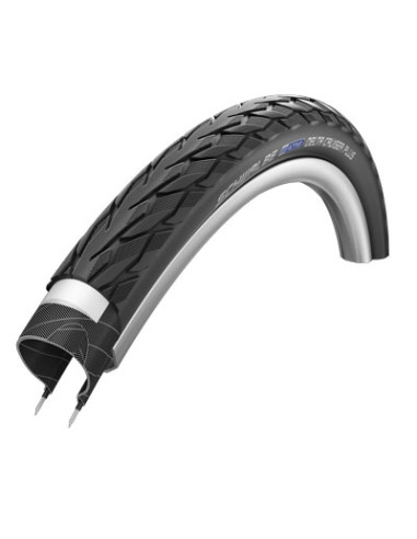 Däck 37-540 (24 X 1 3/8) svart med reflex delta cruiser plus p.skyddat schwalbe