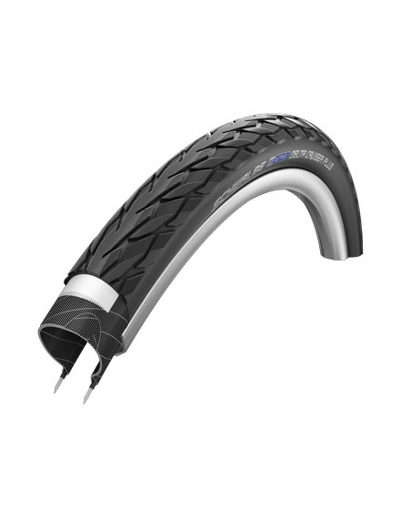 Däck 37-540 (24 X 1 3/8) svart med reflex delta cruiser plus p.skyddat schwalbe