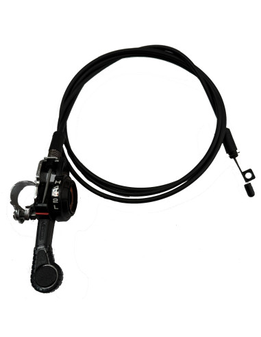 Växelreglagesats hög, 4, 3, 2, låg positron svart 1640 / 1700 mm