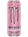 Monster ultra strawberry zero energidryck 50 cl burk
