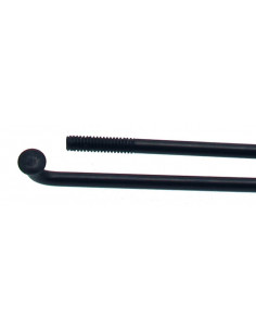 Eker 2 mm rostfri svart 