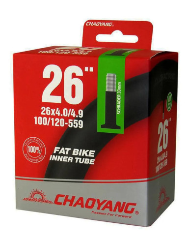 Slang 26 tum 100/120-559 fatbike (26x4.00/4.90) 48 mm bilventil chaoyang