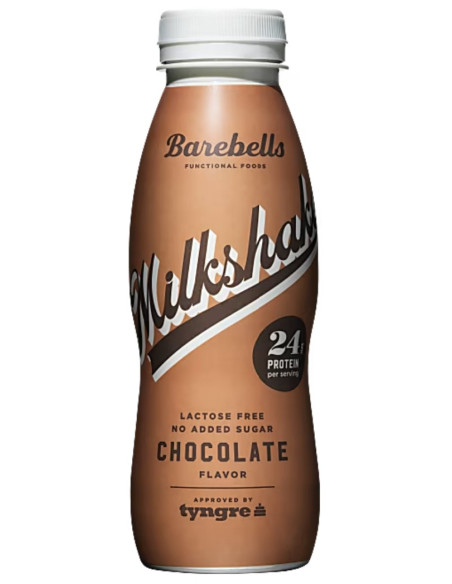 Proteinmilkshake choklad 330 ml 24 gram protein barebells