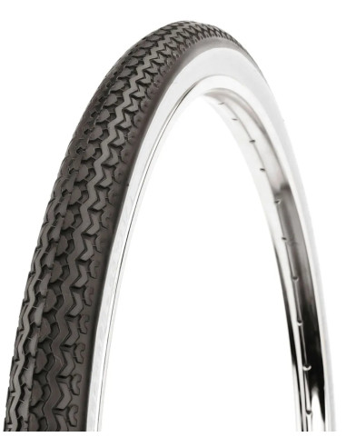 Däck 37/40-584 (26x1 1/2) svart/vit deli