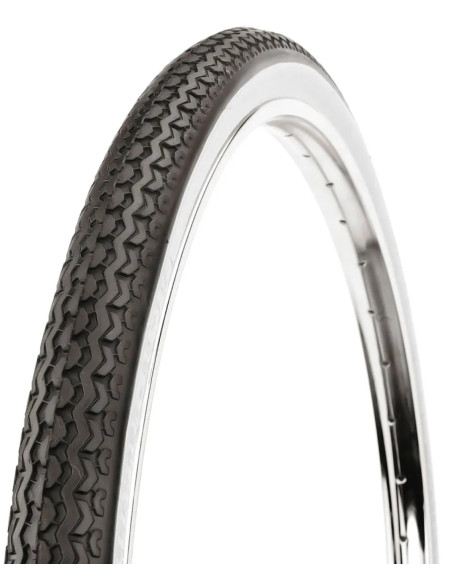 Däck 37/40-584 (26x1 1/2) svart/vit deli