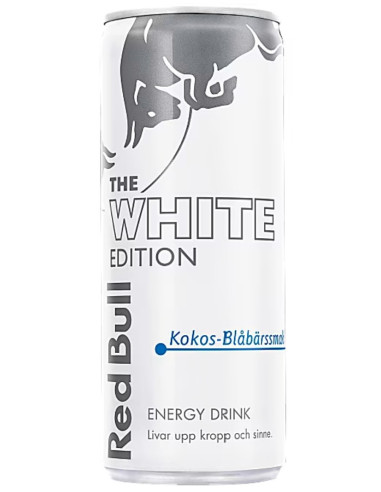 Red bull energidryck kokos/blåbär 25 cl burk