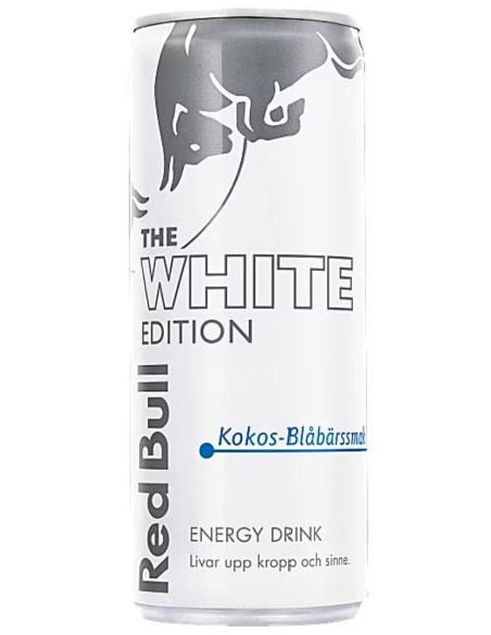 Red bull energidryck kokos/blåbär 25 cl burk