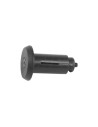 Styrplugg med expander 17mm svart