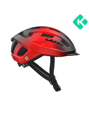 Hjälm codax kineticore 54-61 cm röd/svart lazer