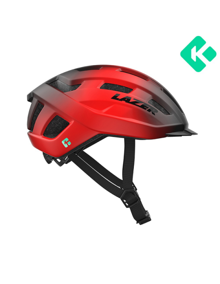 Hjälm codax kineticore 54-61 cm röd/svart lazer